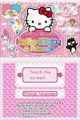 Loving Life with Hello Kitty & Friends (USA) screen shot title